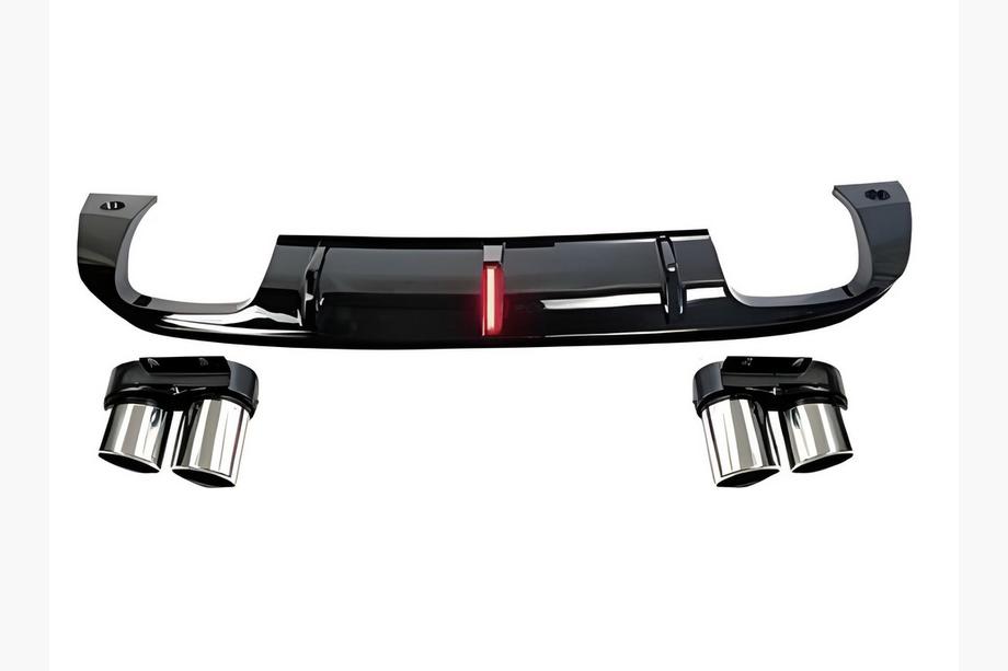 Audi Q2 2016– Bagdiffuser med QS-Style udstødningstyller (2016-2024) Image