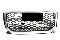 Audi Q2 2016– Frontgrill RSQ-Style (2016-2024, sort med krom) foto 1