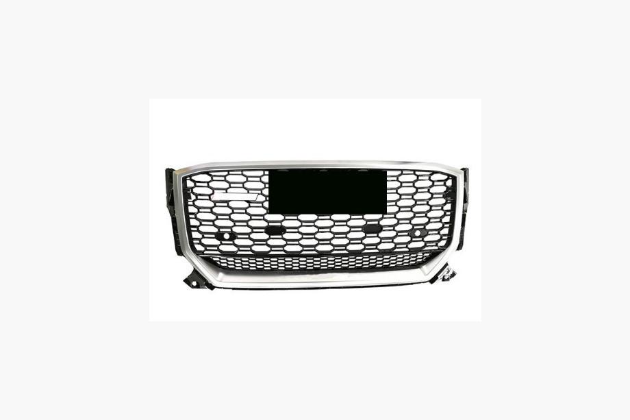 Audi Q2 2016– Frontgrill RSQ-Style (2016-2024, sort med krom) Image