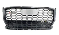 Audi Q2 2016– Frontgrill RSQ-Style (2016-2024, sort) foto 1