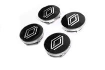 Renault Navkapsler til fælge, sorte med ring (59 mm / 55 mm, 4 stk.) foto 2