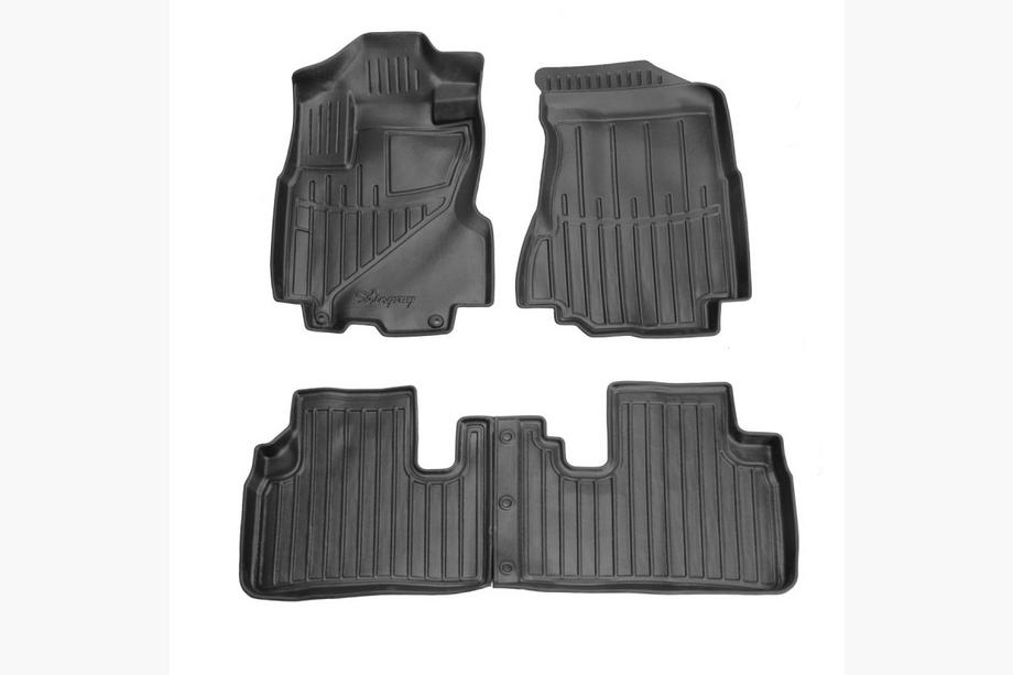 Honda CRV 2001–2006 Stingray 3D gummimåtter til kabine (4 stk.) Image