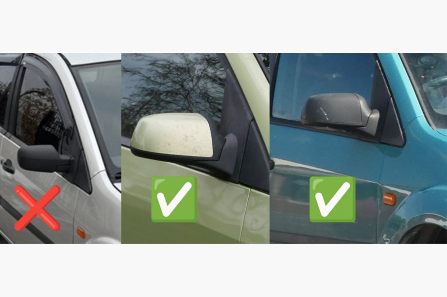 Ford Fiesta 2002–2008 Spejlkåber BMW-Style (2 stk.) Foto 2
