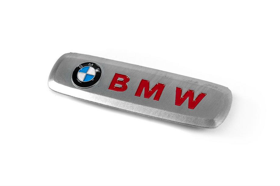 BMW Aluminium emblem til bilmåtter (1 stk.) Foto 1