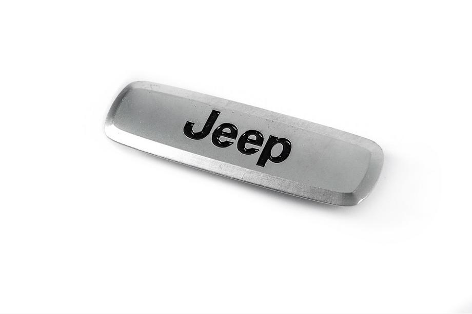 Jeep Aluminium emblem til bilmåtter (1 stk.) Image