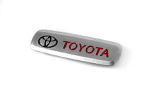 Toyota Aluminium emblem til bilmåtter (1 stk.) foto 1