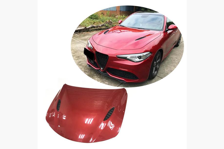 Alfa Romeo Giulia 2016–2022 Motorhjelm V2 (kulfiber) Image