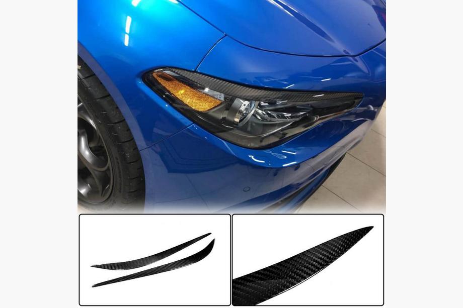 Alfa Romeo Giulia 2016–2022 Lygtevipper til forlygter (Dry Carbon) Image