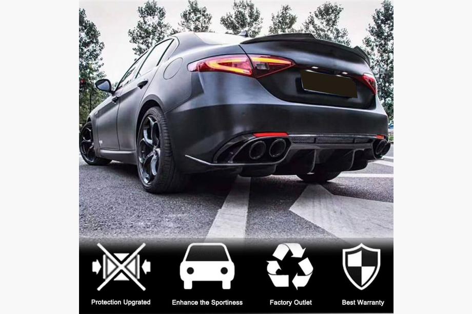 Alfa Romeo Giulia 2016–2022 Spoiler V6 (Carbon) Foto 3