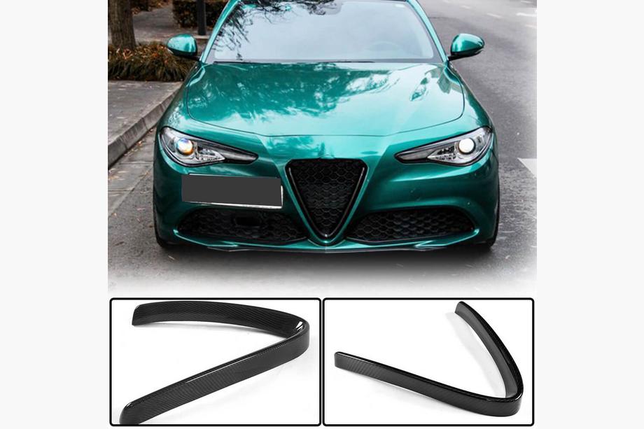 Alfa Romeo Giulia 2016–2022 Grillafdækning (til Base, tør carbon) Image