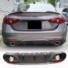 Alfa Romeo Giulia 2016–2022 Bagkofangerdiffuser med udstødningsenderør V2 (til Base, Carbon) foto 1