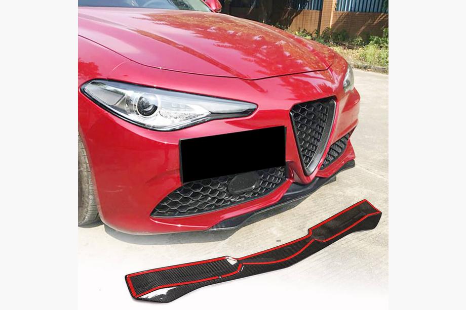 Alfa Romeo Giulia 2016–2022 Front kofangerlæbe (til Sport, carbon) Image
