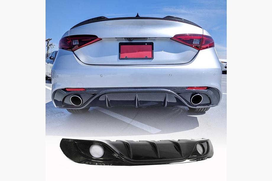 Alfa Romeo Giulia 2016–2022 Bagkofangerdiffuser (til Sport, kulfiber) Image
