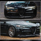 Alfa Romeo Giulia 2016–2022 Frontsplitter til kofanger Carbon V2 (Carbon) foto 6