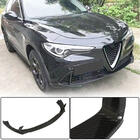 Alfa Romeo Stelvio 2016– Frontlæbe / frontsplitter (til Base, 2017-2023, kulfiber) foto 1