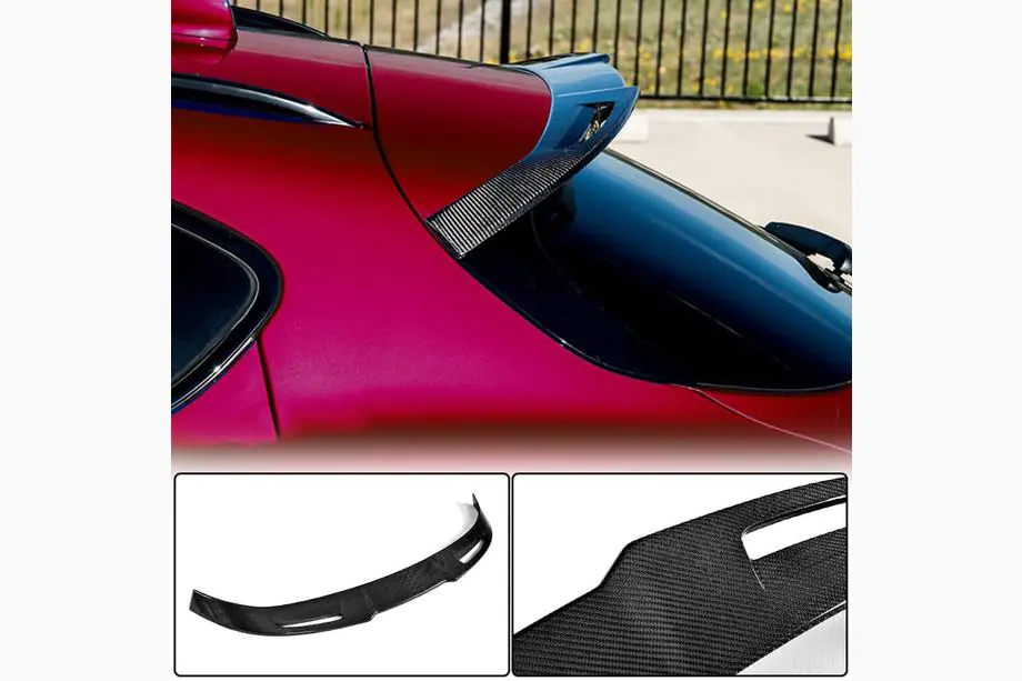 Alfa Romeo Stelvio 2016– Spoiler V4 (2017-2023, kulfiber) Image