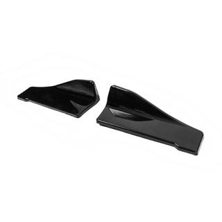 Universelle Flap-tilføjelser til bagkofanger type-C (2 stk., blank sort, ABS-plast) foto 2