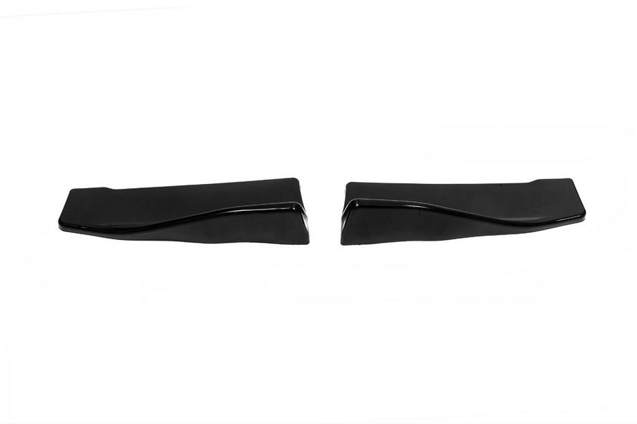 Universelle Flap-tilføjelser til bagkofanger type-C (2 stk., blank sort, ABS-plast) Foto 4