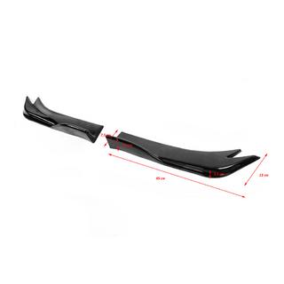 Universelle flap-tilbehørsdele til bagkofanger type-E (2 stk., sort højglans, ABS-plast) foto 4