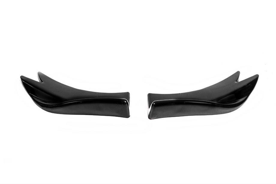 Universelle flap-lister til bagkofanger type F (2 stk., sort højglans, ABS-plast) Foto 1