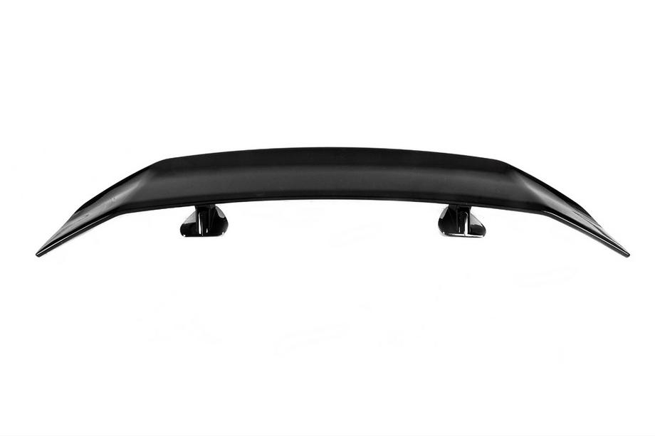 Universal hækspoiler Type B (blank sort, ABS-plast) Foto 3