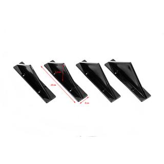 Universel bagdiffuser Type F (4 stk., blank sort, ABS-plast) foto 2