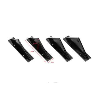 Universel bagdiffuser Type F (4 stk., blank sort, ABS-plast) foto 2