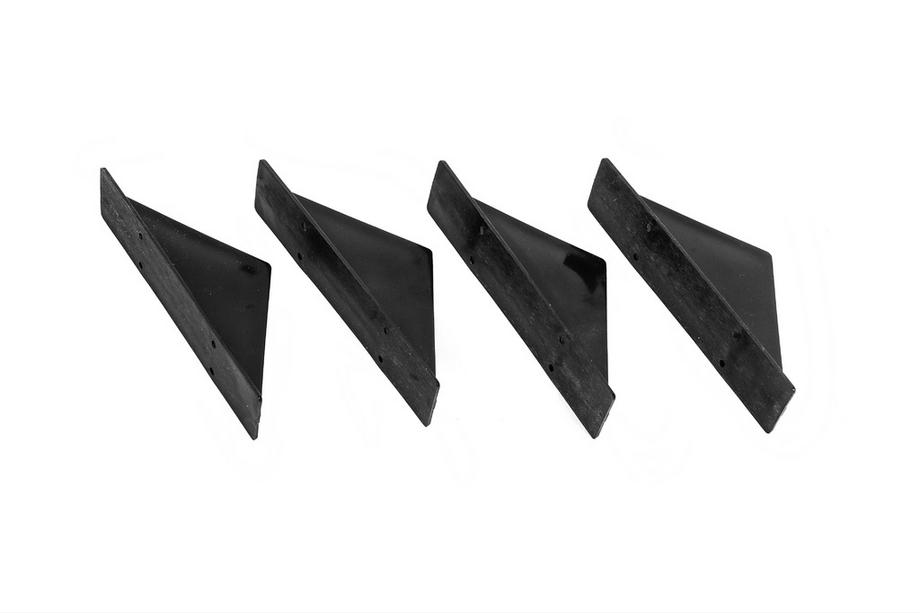 Universel bagdiffuser Type F (4 stk., blank sort, ABS-plast) Foto 4