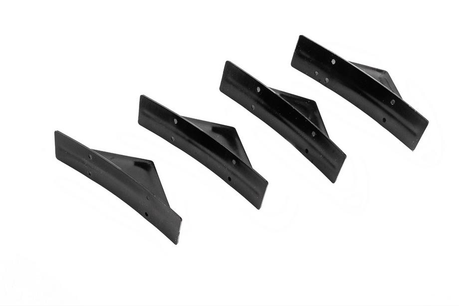 Universal bagdiffuser type G (4 stk., sort højglans, ABS-plast) Foto 4
