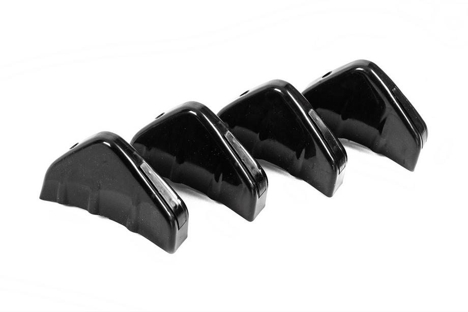 Universel bagdiffuser type D (4 stk., blank sort, ABS-plast) Foto 4