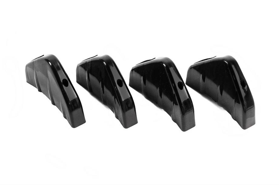 Universel bagdiffuser type D (4 stk., blank sort, ABS-plast) Foto 5
