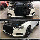 Audi A3 2012–2020 Frontsplitter Lip V1 (til Base 2017-2020 Sedan, kulfiber) foto 5
