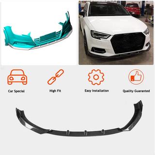Frontsplitter Lip V1 (til Base 2017-2020 Sedan, kulfiber) foto 2