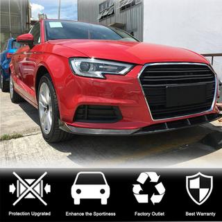 Frontsplitter Lip V1 (til Base 2017-2020 Sedan, kulfiber) foto 3