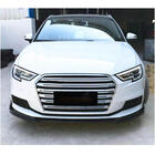 Audi A3 2012–2020 Frontspoiler til forreste kofanger Lip V1 (til Base 2017-2020 HB, carbon) foto 2