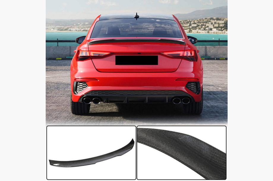 Audi A3 2020– Spoiler V2 (til sedan, kulfiber) Image