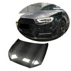 Audi A3 2012–2020 Motorhjelm V2 (til Sedan 2012-2016, kulfiber) foto 1