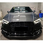 Audi A3 2012–2020 Motorhjelm V2 (til Sedan 2012-2016, kulfiber) foto 2