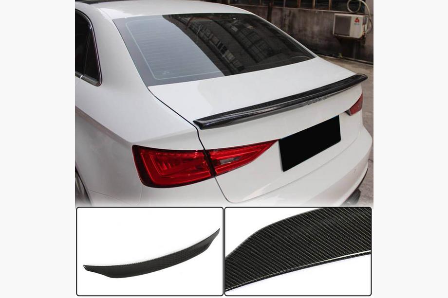 Audi A3 2012–2020 Spoiler V7 (til Sedan, carbon) Image