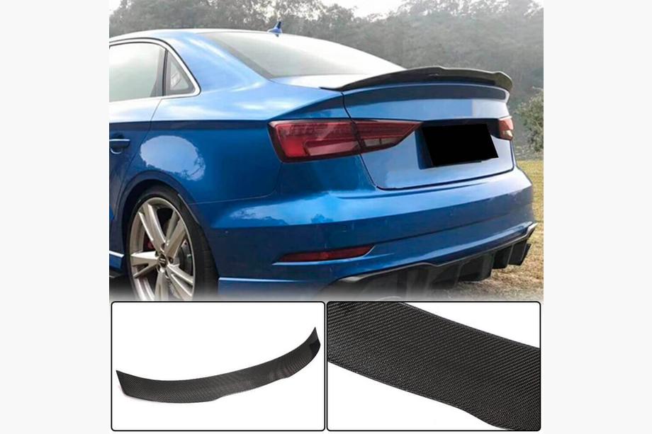 Audi A3 2012–2020 Spoiler V6 (til Sedan, carbon) Image