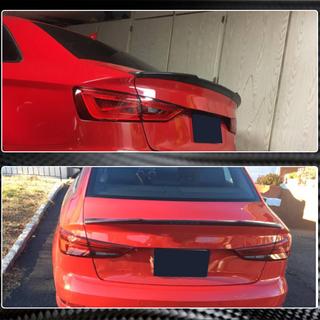 V4 spoiler (til Sedan, carbon) foto 4