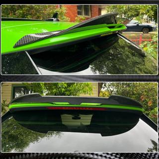 Spoiler (til hatchback, carbon) foto 4