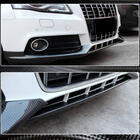 Audi A4 B8 2007–2015 Central frontbumperlæbe (til Base 2007-2011, kulfiber) foto 3