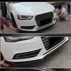 Audi A4 B8 2007–2015 Frontlæbe til forkofanger Lip (til Base 2011-2015, carbon) foto 3