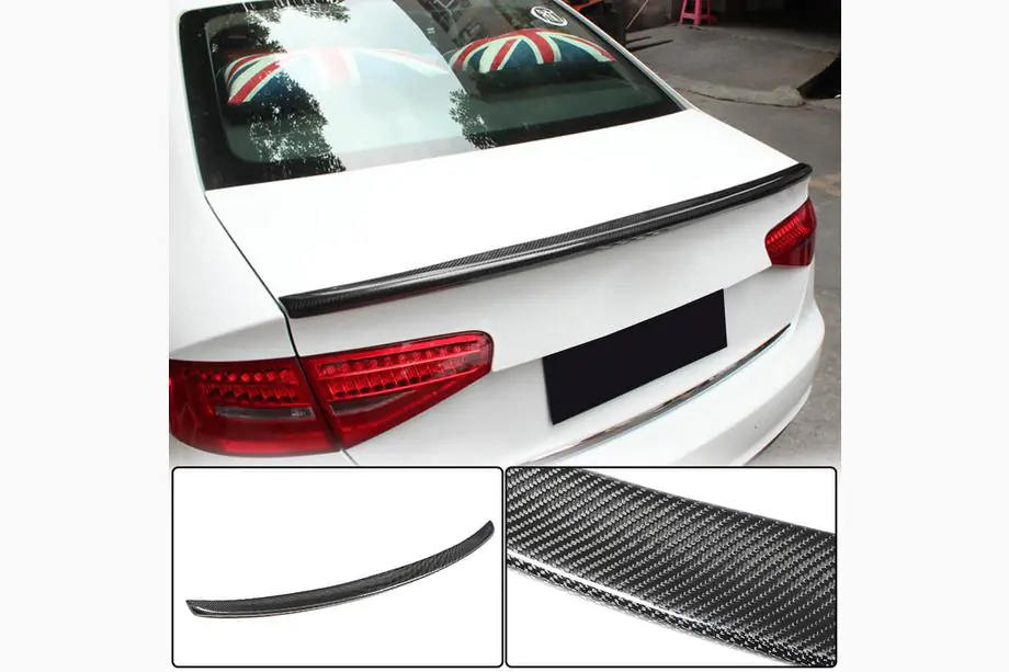 Audi A4 B8 2007–2015 Spoiler V2 (til Base 2011-2015, carbon) Image
