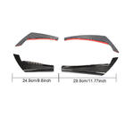 Audi A4 B9 2015–2024 Frontkofanger læbesplitter (til Base 2015-2019, carbon) foto 5