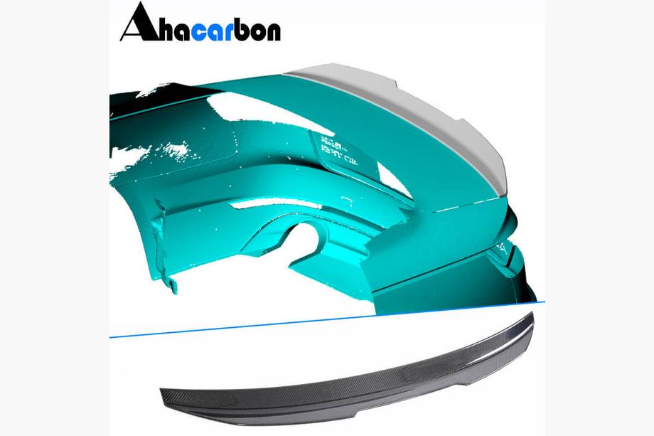 Audi A4 B9 2015–2024 V4 spoiler (til Sedan, kulfiber) Image