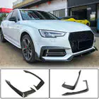 Audi A4 B9 2015–2024 Tågelygte-rammer V2 (til S-Line Sedan 2015-2019, carbon) foto 1