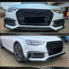 Audi A4 B9 2015–2024 Tågelygte-rammer V2 (til S-Line Sedan 2015-2019, carbon) foto 4