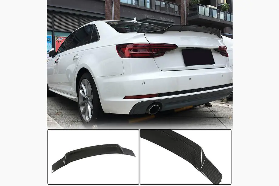 Audi A4 B9 2015–2024 Spoiler V2 (til Sedan, carbon) Image